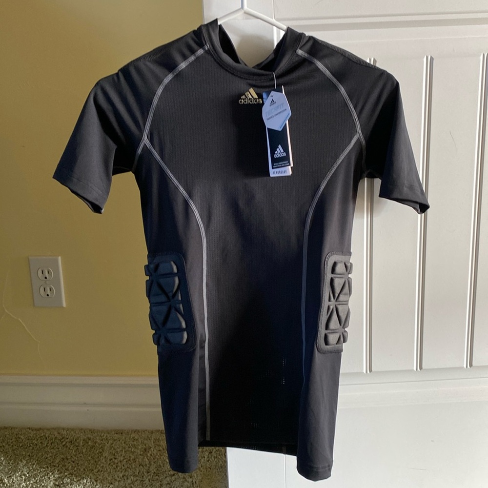 Adidas Boy’s XL Techfit Padded Compression shirt.